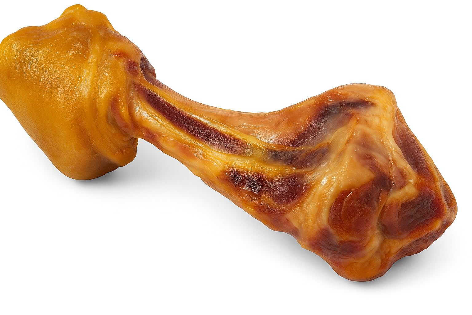 Bogar - Simply Wild - Friandises pour Chien - Nourriture pour Chiens en Complément de l'Alimentation Habituelle - Friandise sous Forme de Méga Os de Jambon - 100% Porc Séché - Aide à la Mastication