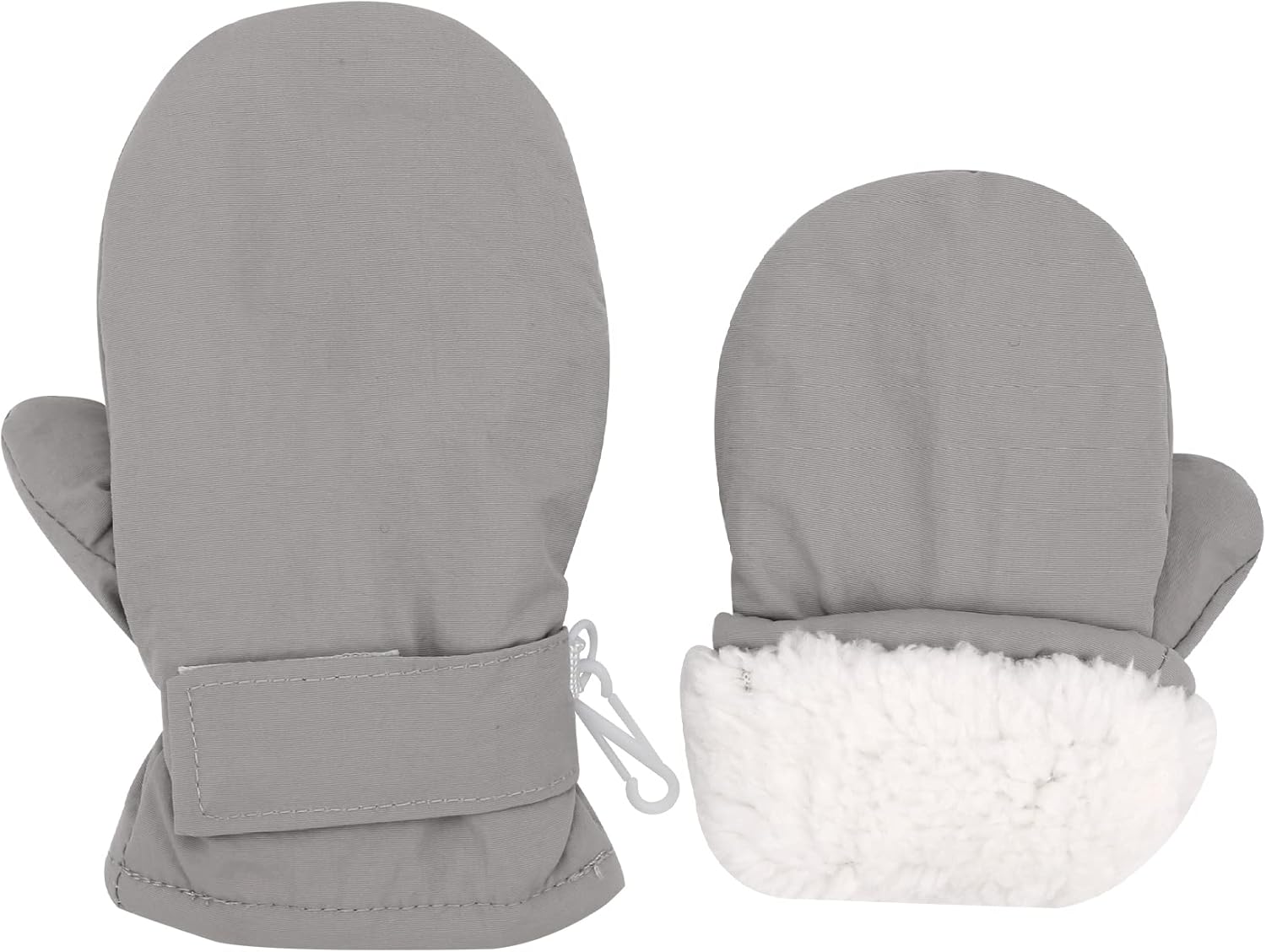 Urban Virgin Infant Baby Toddler Kids Winter Mittnes Lined Fleece Warm Waterproof Ski Snow Gloves For Boys Girls - Image 2