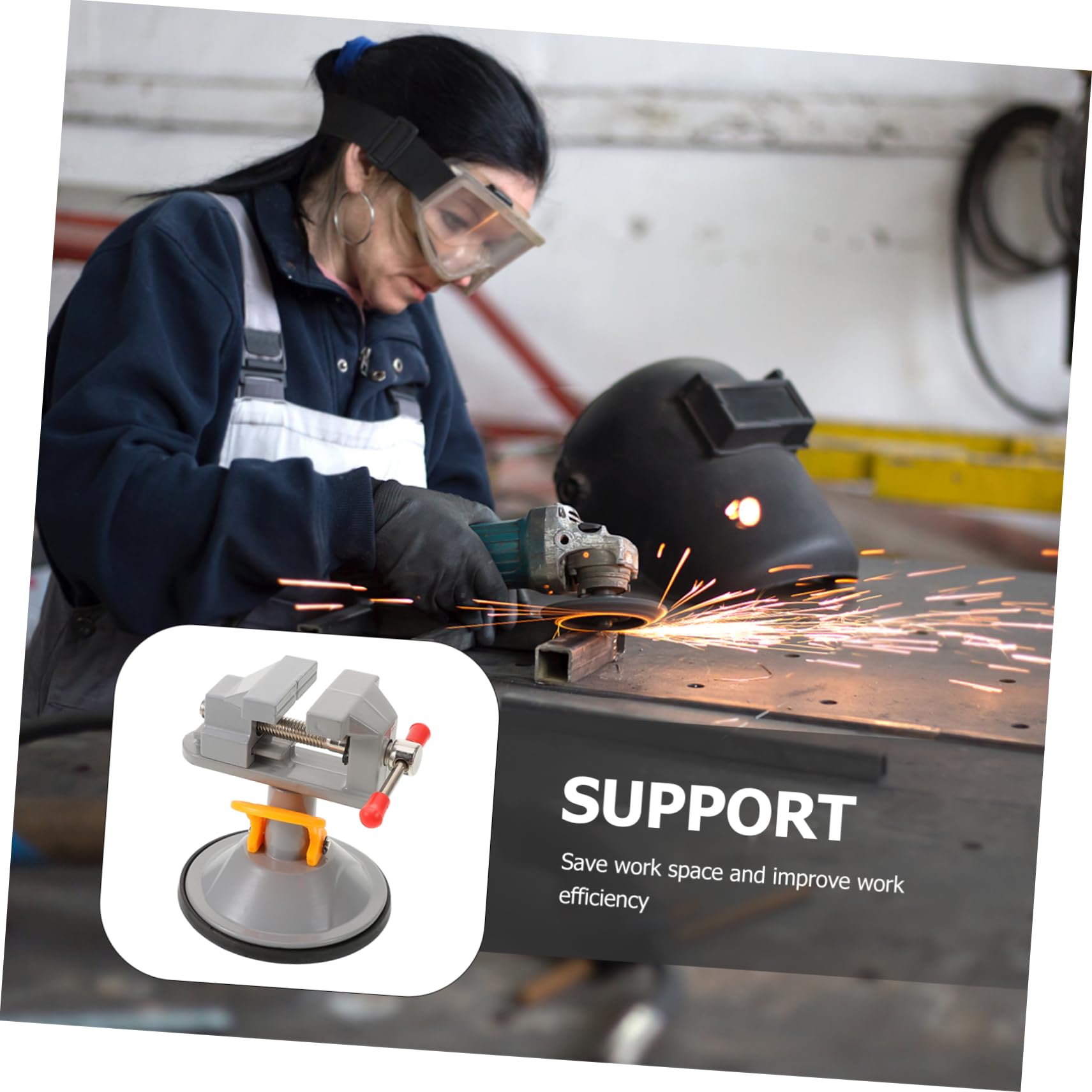 Balacoo Home Clamp Bench Vise Multi-functional Bench Clamp for Jewelry Hobbyists Crafts Model Building