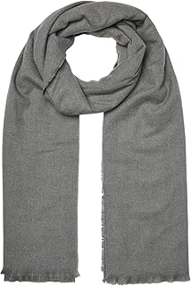 VERO MODA Vmandrea Woven Scarf Noos Scarf Light Grey Melange One Size, Light Grey Mix