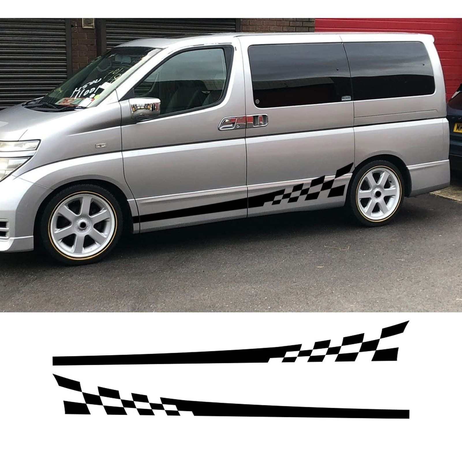 Amazon | 車のステッカー サイドスカート デコレーション, 日産 
