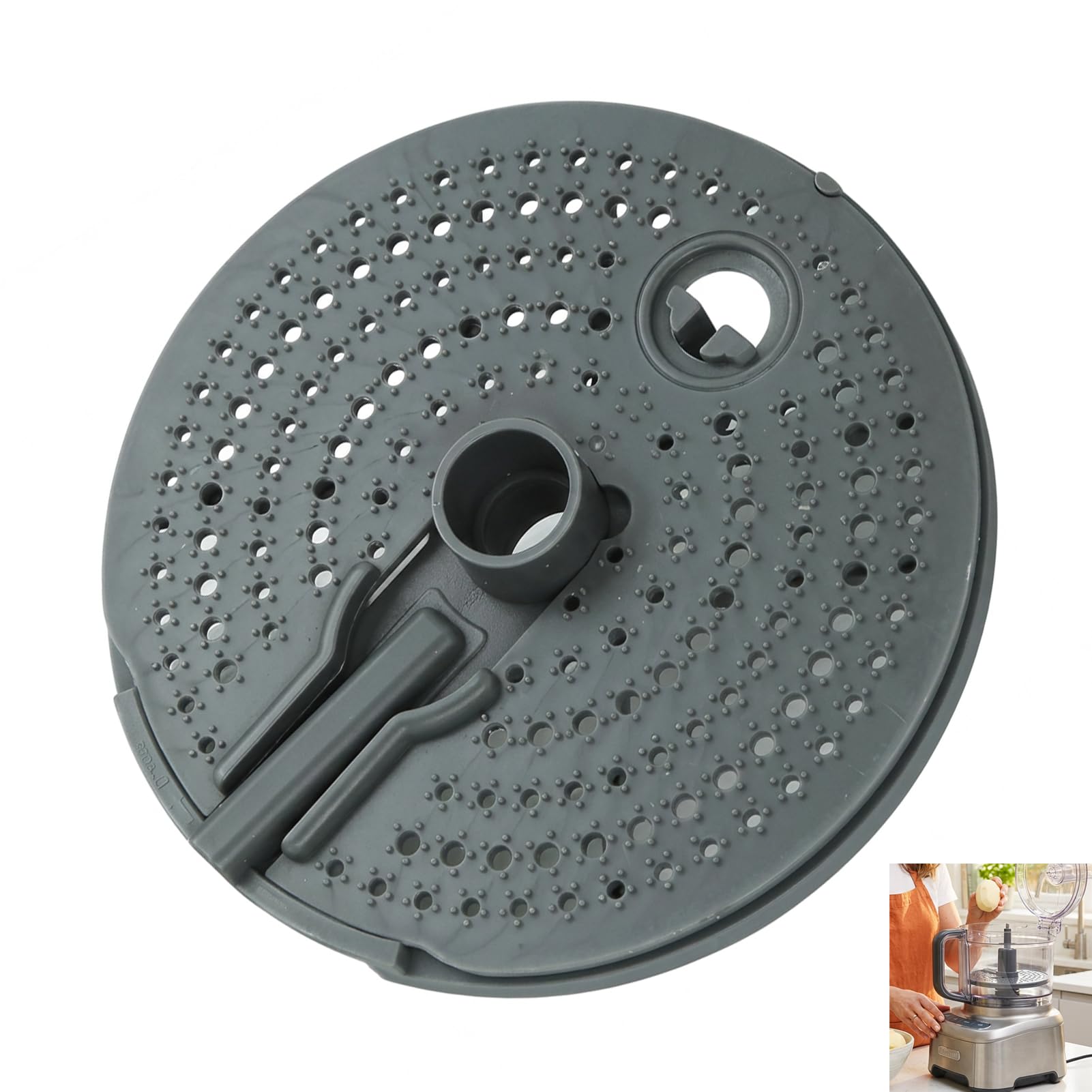 Gemüseschäler für Thermomix TM5 TM6 TM31, Gemüseschäler, Kartoffelschäler, vielseitiges Küchenzubehör, Reibe und Automatik aus PP-Kunststoff, für Kartoffeln, Karotten, Obst und Käse