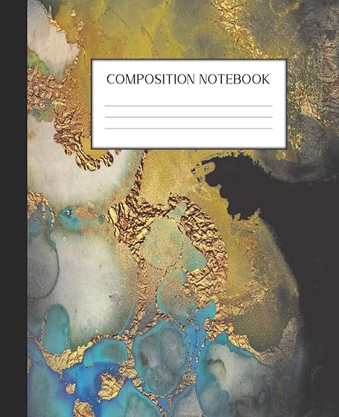 Composition Notebook: Geode College Ruled Notebook | Lined Journal | 100 Pages |  7.5 x 9.25