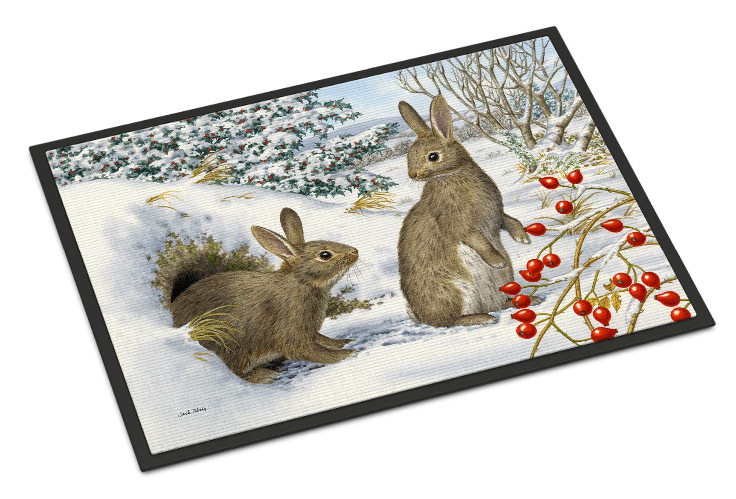 Caroline's Treasures ASA2181MAT - Tappetino Invernale per Interni ed Esterni, 45,7 x 27”, Multicolore