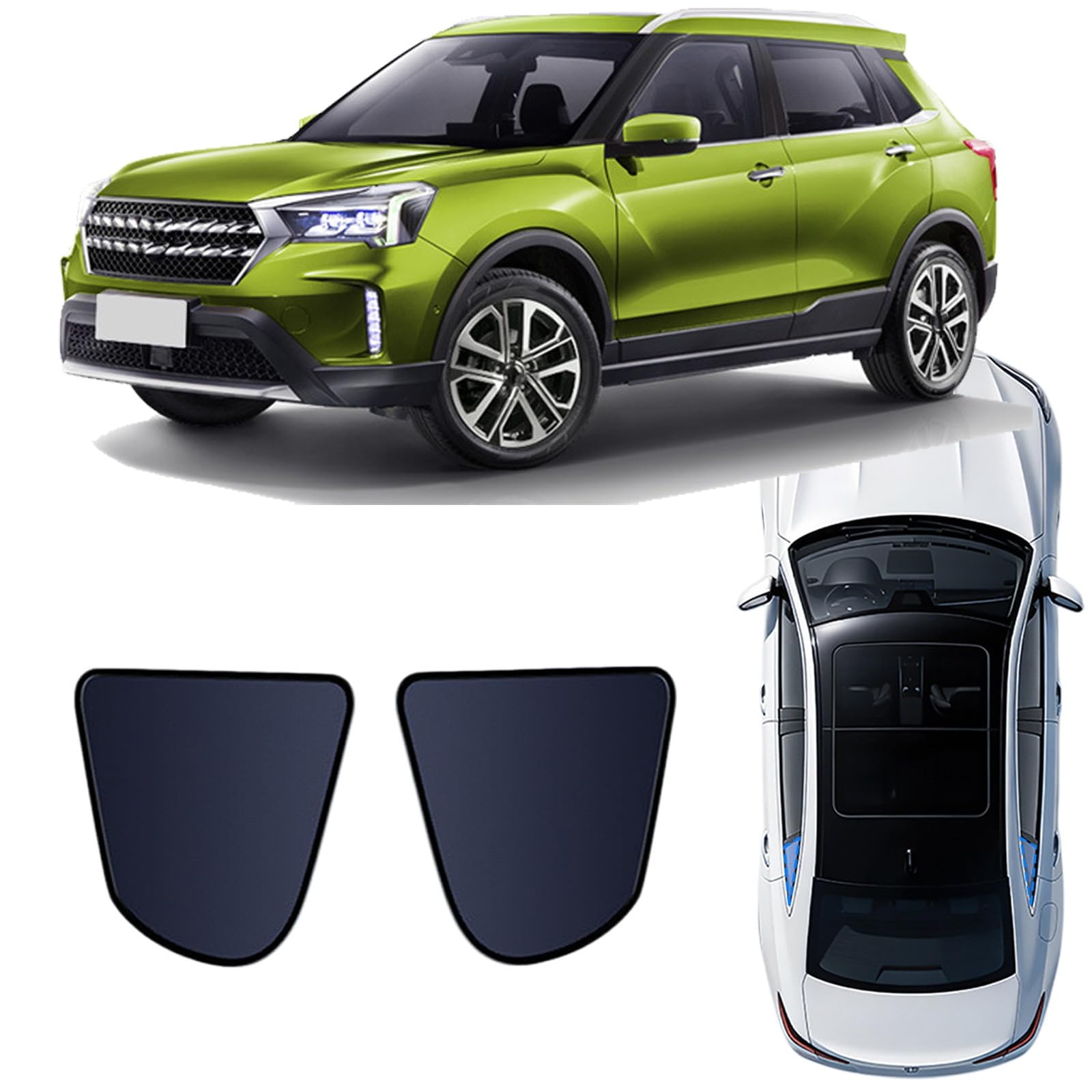 Pare soleil voiture pour Venucia T60 2019-2025 rideaux magnétiques
