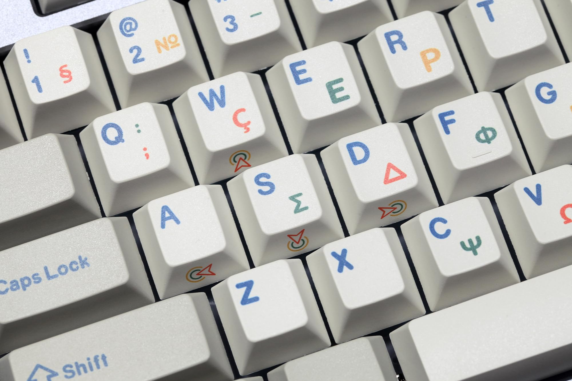 Amazon.com: KPREPUBLIC GKs Retro Greek Keycap Beige Cherry Profile