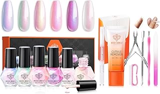 Modelones Juego de esmaltes de uñas de 6 colo...