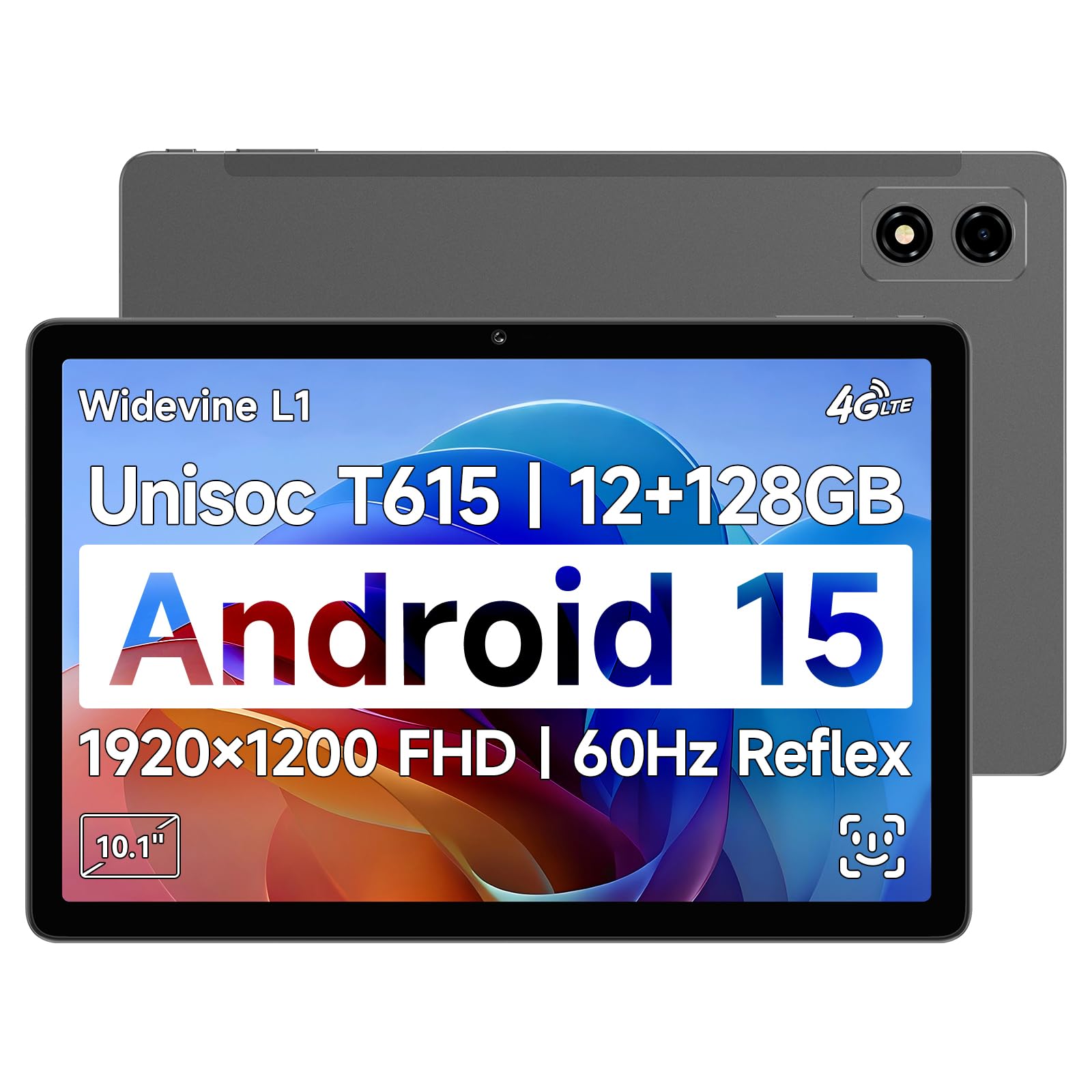 Amazon.com : BNCF [2025 New Android 15] 10.1 inch Tablet, FHD IPS