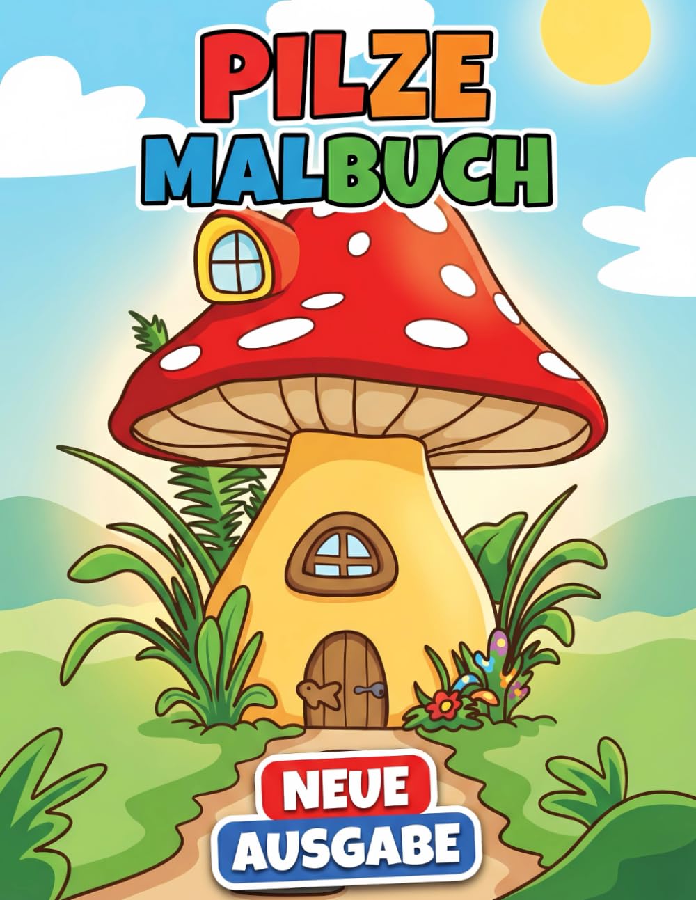 Pilze Malbuch: Über 50 Wunderschöne Naturmotive Für Jugendliche Und Erwachsene Zum Entspannen Und Stress Abbauen In Der Freizeit