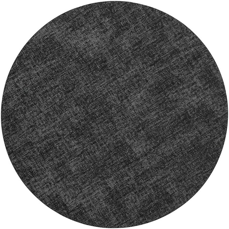 Round PVC Leather Placemat Cloth Western Placemat Hotel Table Mat Waterproof Oil Insulation Mat(D)