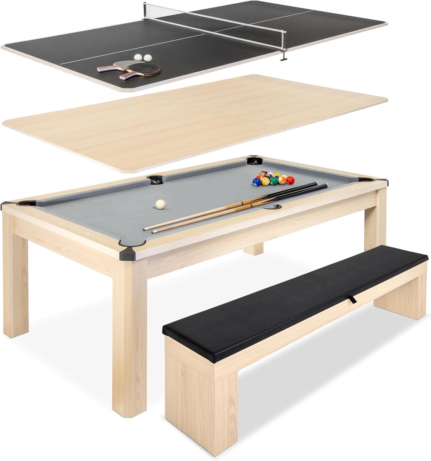 GoSports 7 ft 3 in 1 Pool