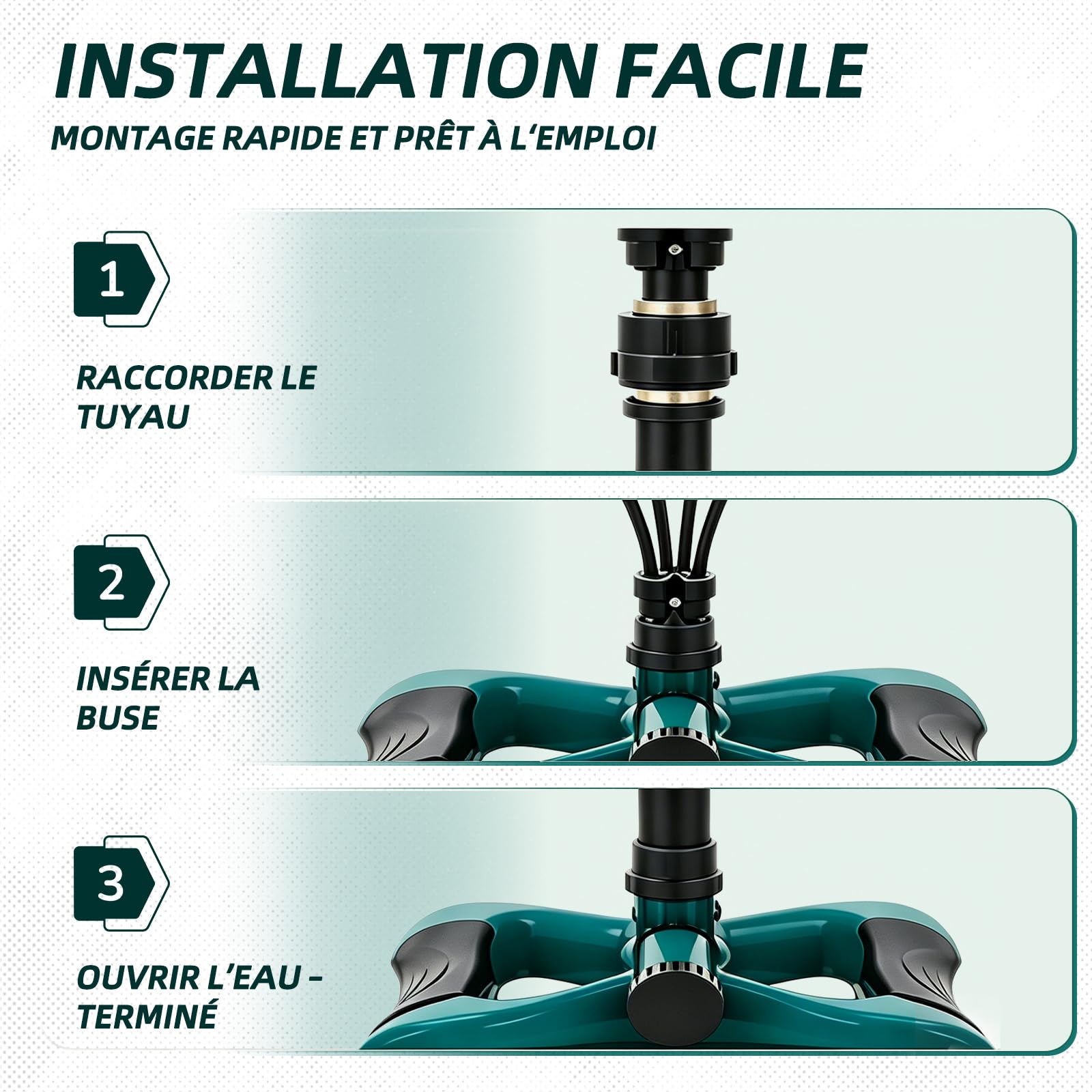 Système de brumisation autonome 10m – Terrasse & Jardin. Refroidissement efficace pour personnes, animaux et plantes. Idéal piscine et barbecue.