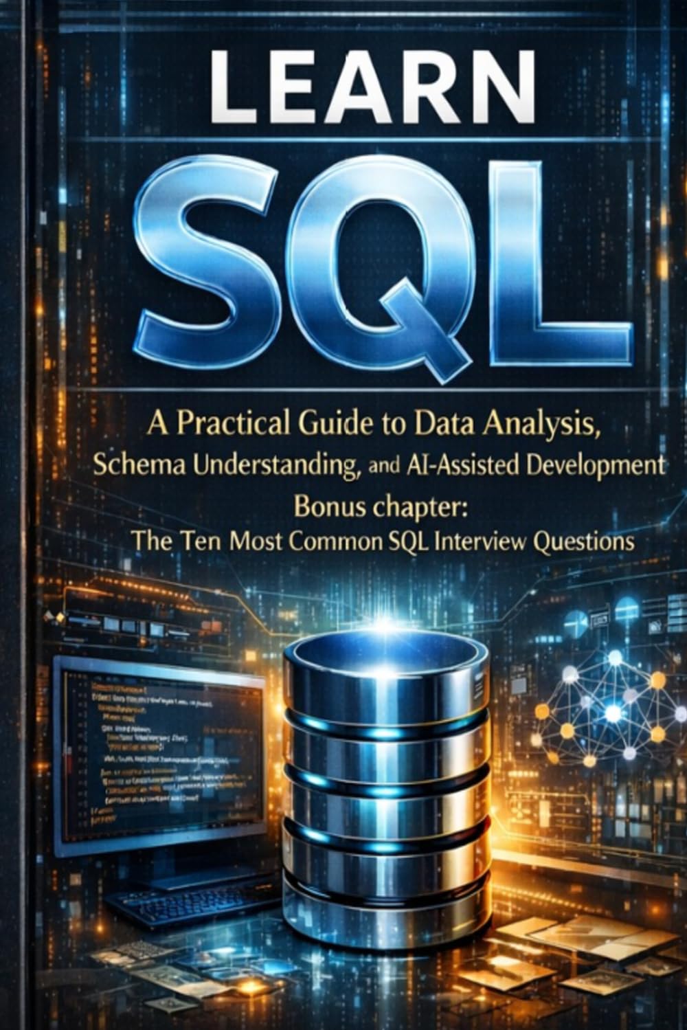 Learn SQL: A Practical Guide to Data Analysis, Schema Understanding, and AI-Assisted Development - With Bonus Chapter: The Ten Most Common SQL Interview Questions