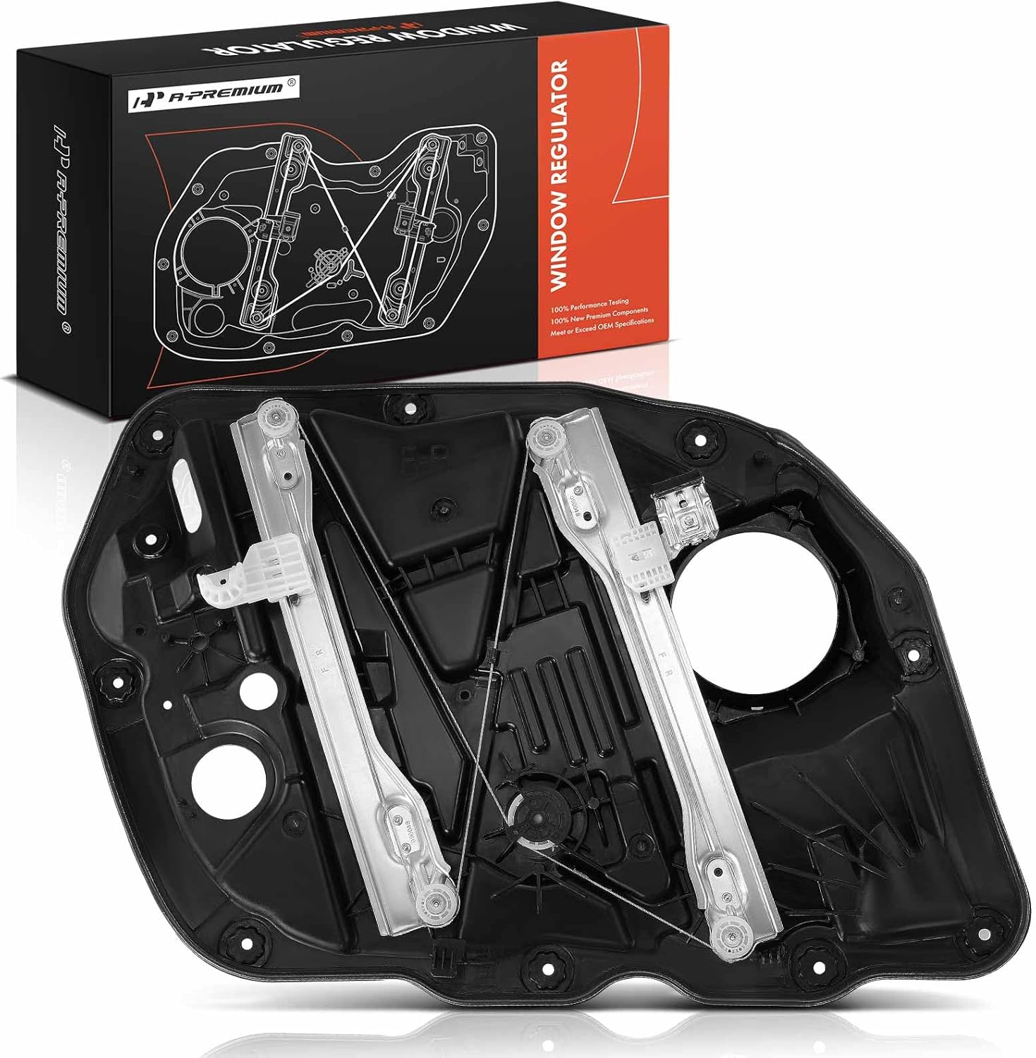 A-Premium Electric Power Window Regulator Without Motor Compatible with Kia Optima 2014-2015, Front Right Passenger Side