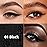 evpct 2Pcs Black & White Color Gel Glitter Eyeliner Pencils Set for Women Waterline Waterproof Smudge Proof lapiz de ojos delineador de ojos contra el agua Eye Liner Makeup