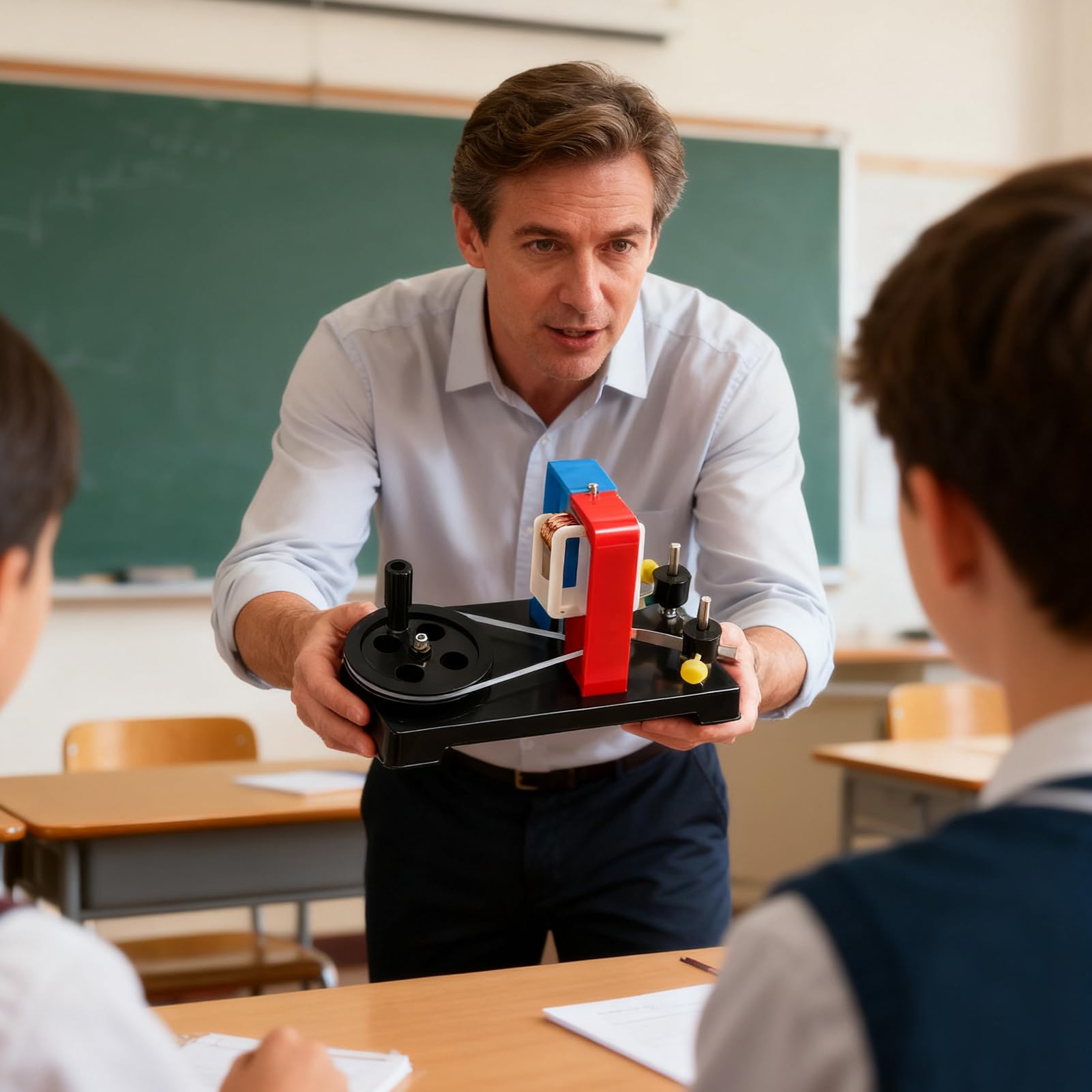 Generatore DC Esperimento Scientifico Insegnamento Educazione Apprendimento