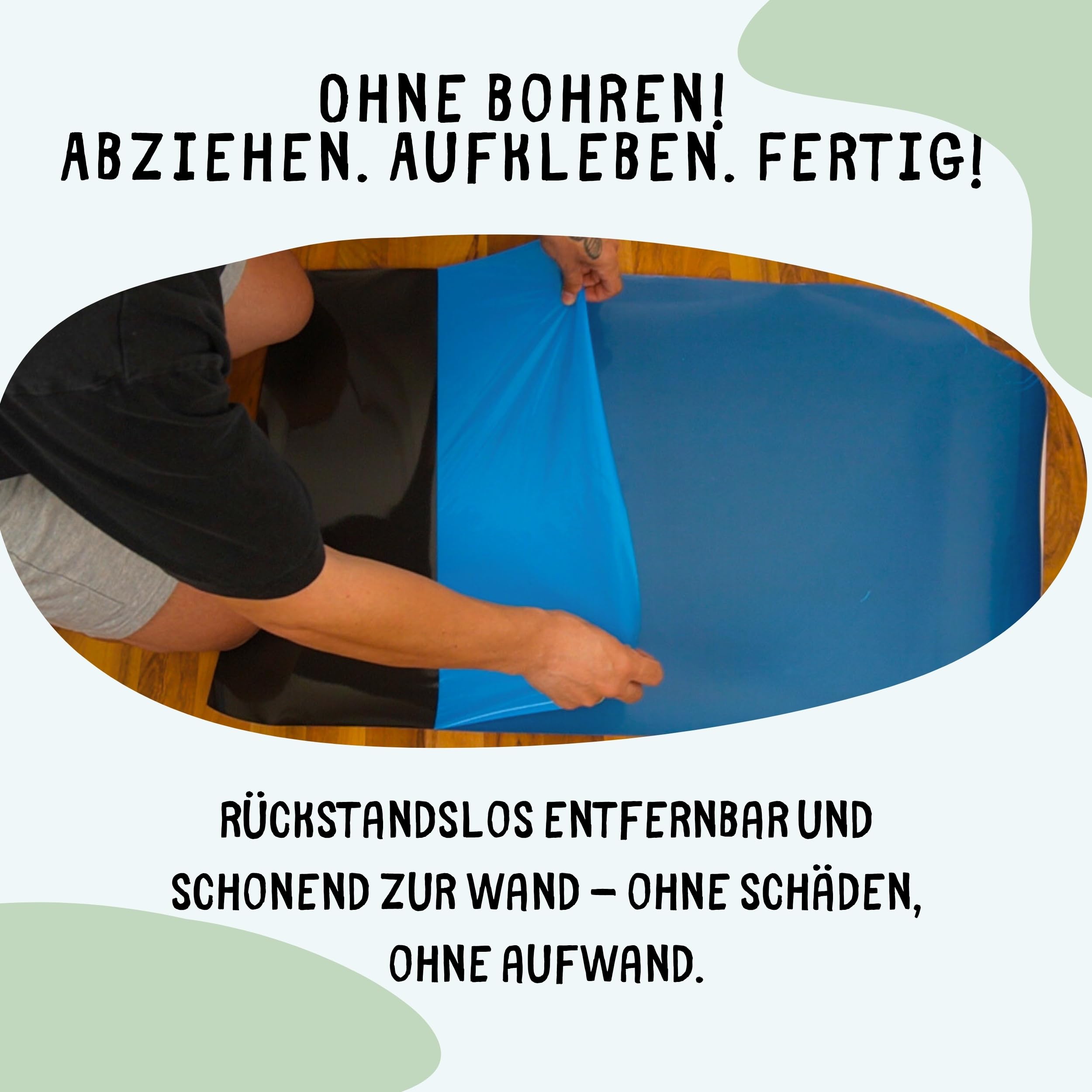 Magnettafel Kinder 100x60 – Deutsch beschriftete Tiermagnete, selbstklebende Magnetwand Kinder & Magnetfolie mit Buchstabenmagneten, Montessori Lernspielzeug für Kinderzimmer mit Stiften