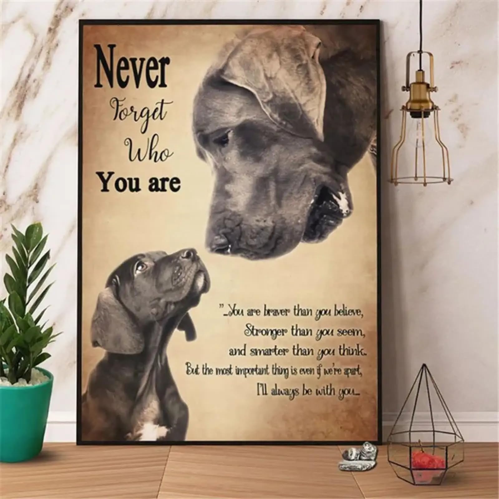 Affiche murale dogue allemand tableau toile premium chic - 8