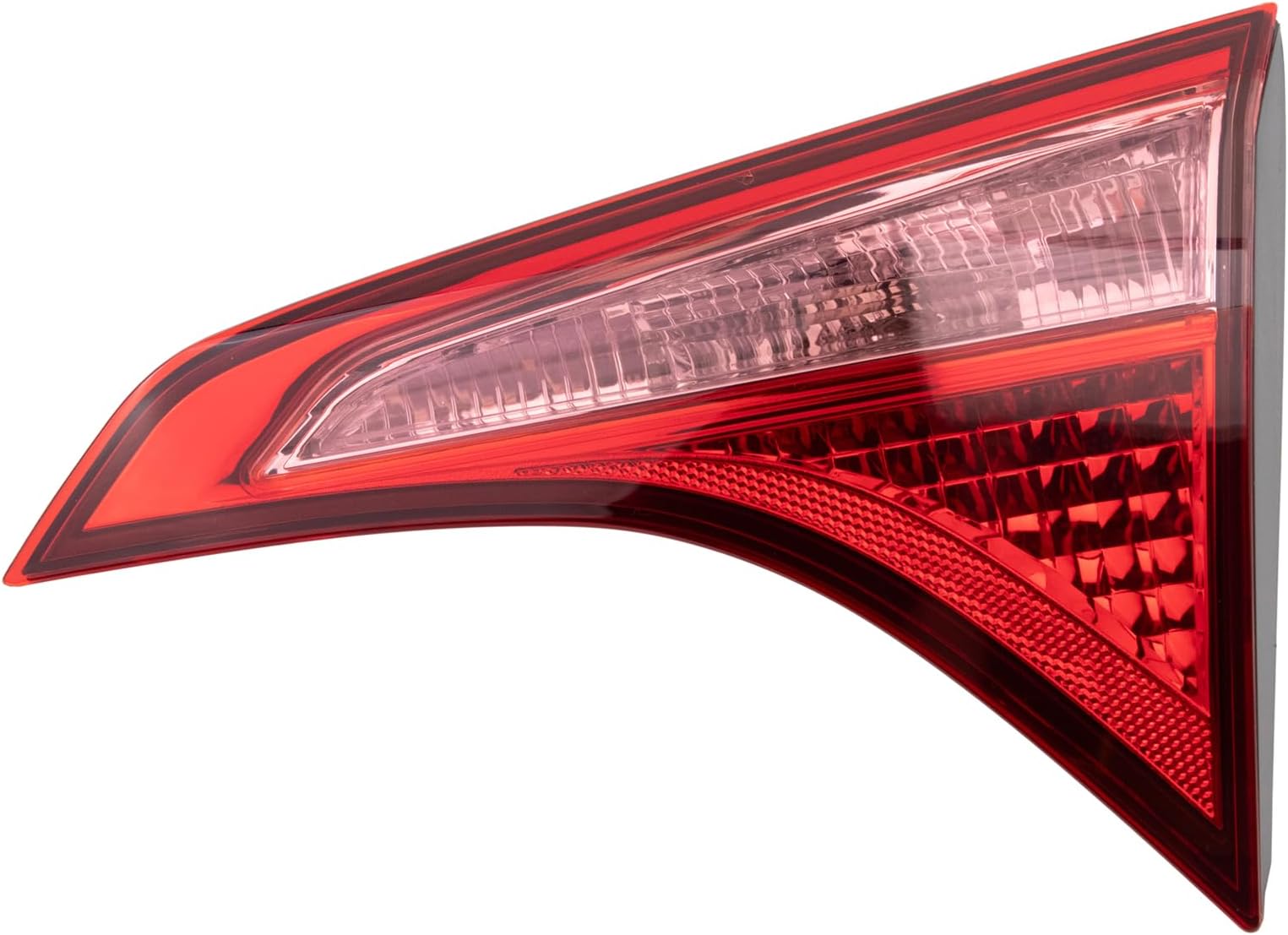 TRQ Right Inner Rear Tail Light Assembly Halogen Passenger Side Compatible with 2017-2019 Toyota Corolla TO2803135