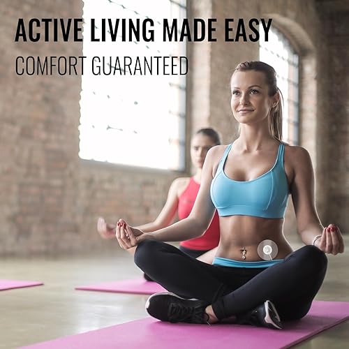 Miniatura 6 de Parches adhesivos universales para bombas CGM e insulina, agujero de 0.8 pulgadas, paquete de 20 parches impermeables de 10 a 14 días y