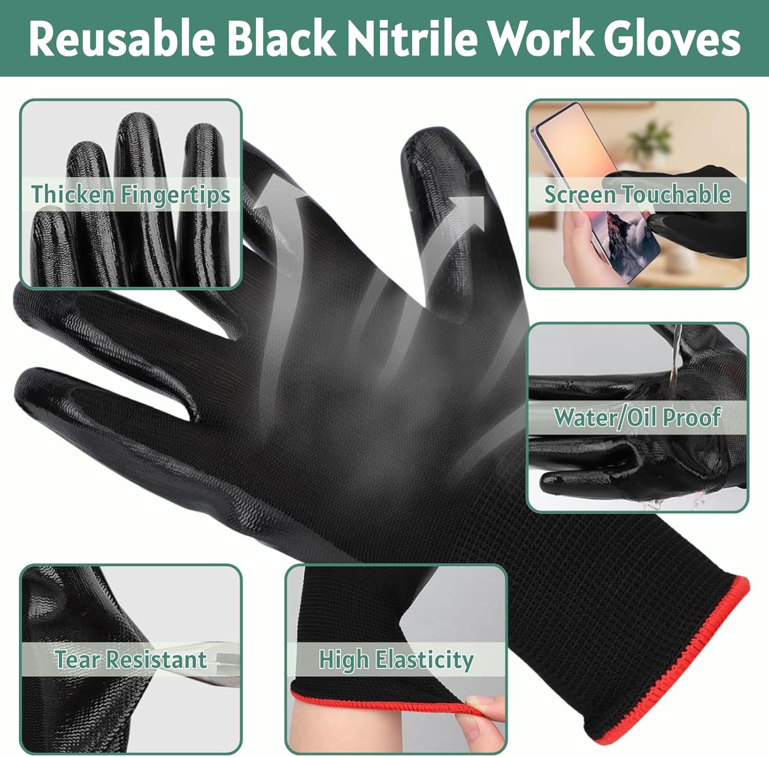 Garden Rake for Leaves with Leaf Bag & Gloves - 65 Inch Adjustable 25 Tines Metal Rake Set with 72 Gallon Reusable Yard Waste Bags for Gardening Lawns Outdoor Camping Shrub Grass Bush