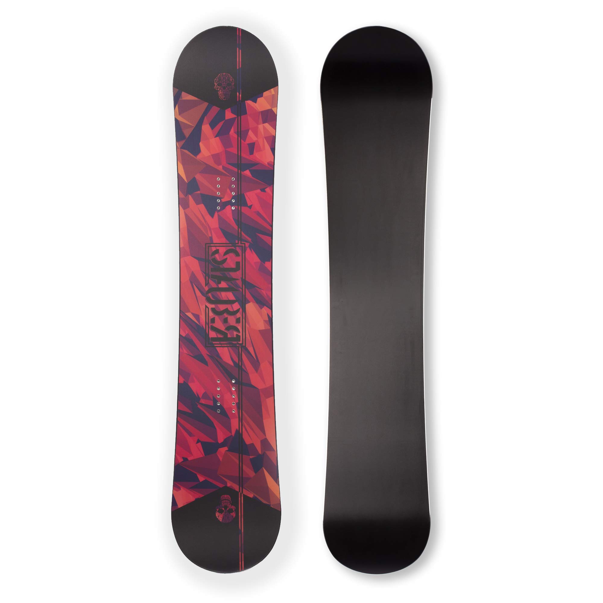 STAUBERSummit Snowboard & Binding Package Size 128, 133, 138, 143, 148,153,158,161- Best All-Terrain, Twin Directional, Hybrid Profile Snowboard & Bindings for All Levels