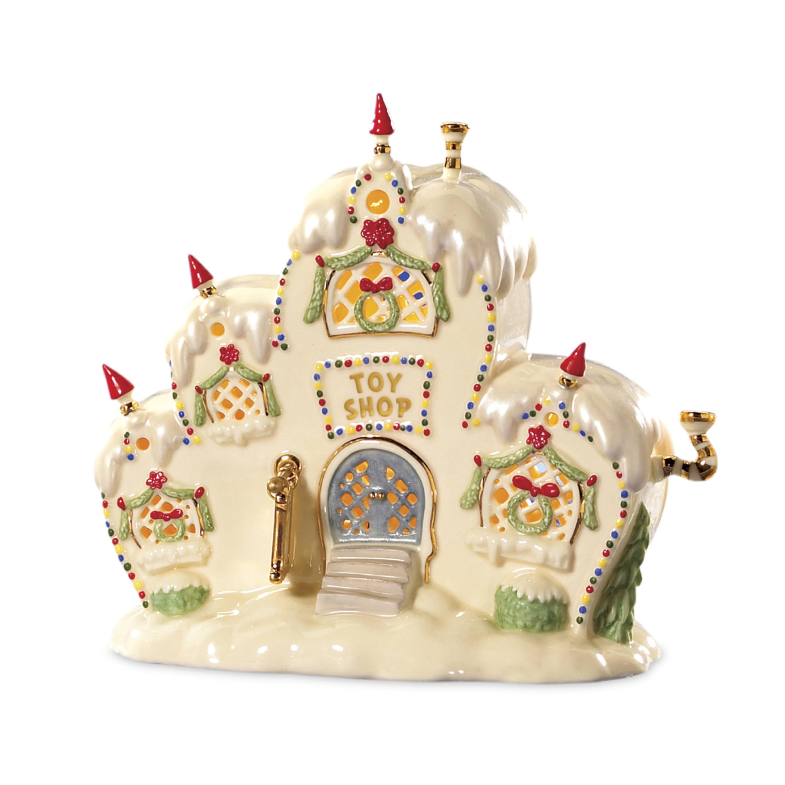 Amazon.com: Lenox 750114 Who-Ville Toy Store Figurine, Christmas