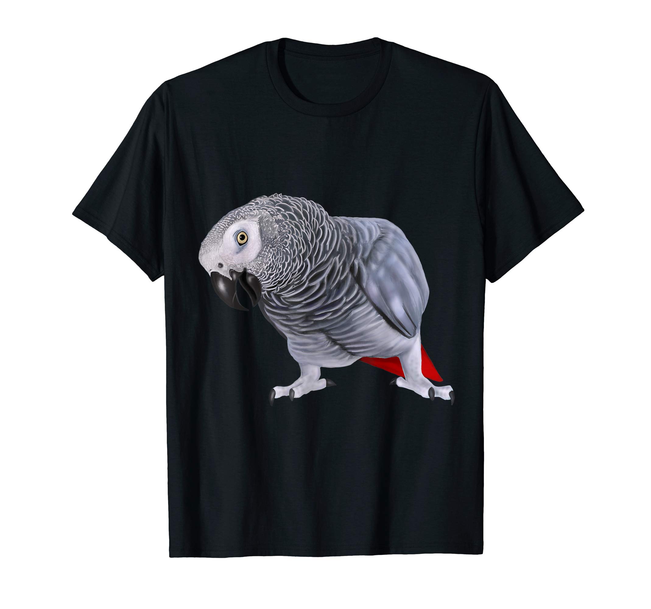 African Grey Parrot Bird T-ShirtOEKO-TEX STANDARD 100