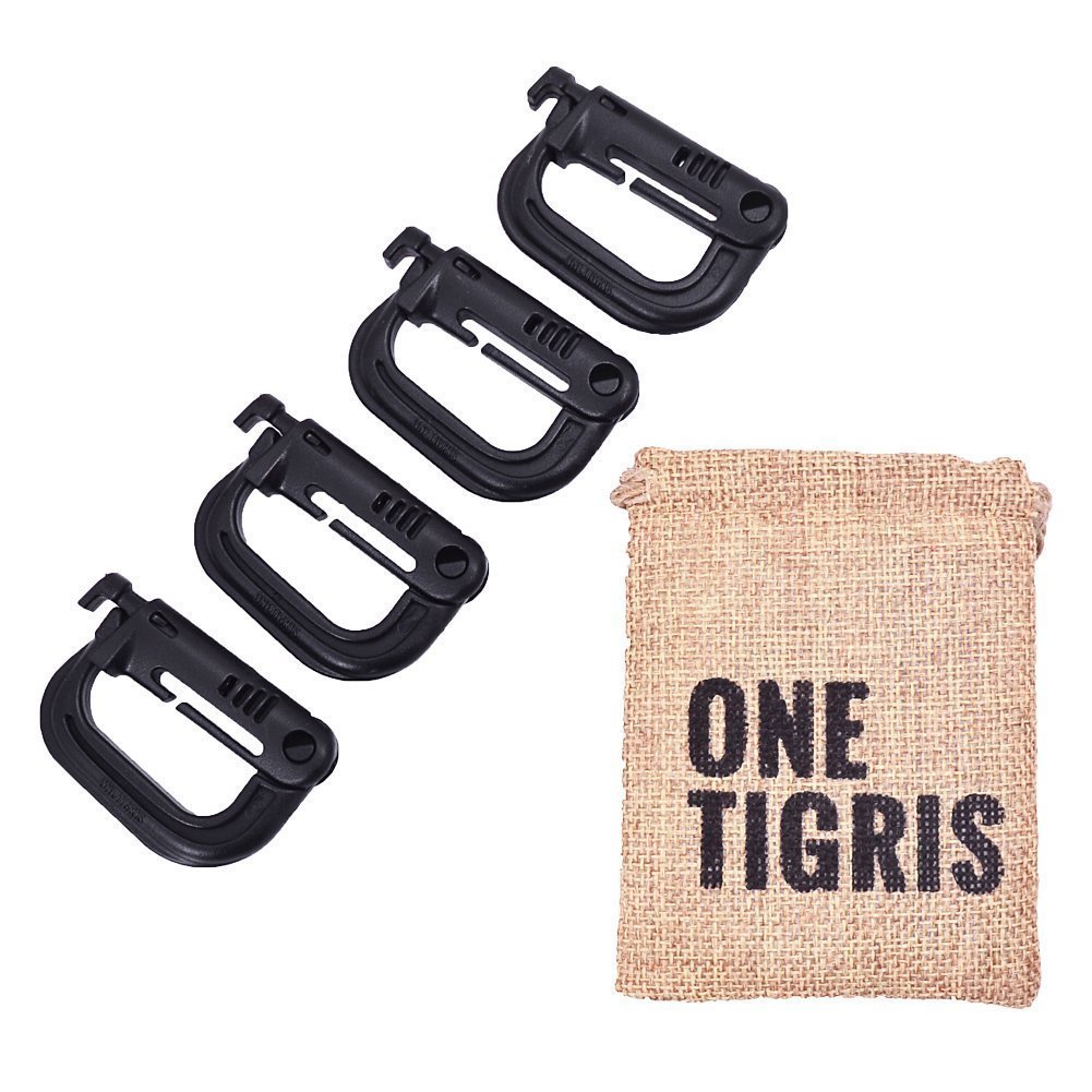 4 Pack Multipurpose DRing Grimloc Locking for Molle bing