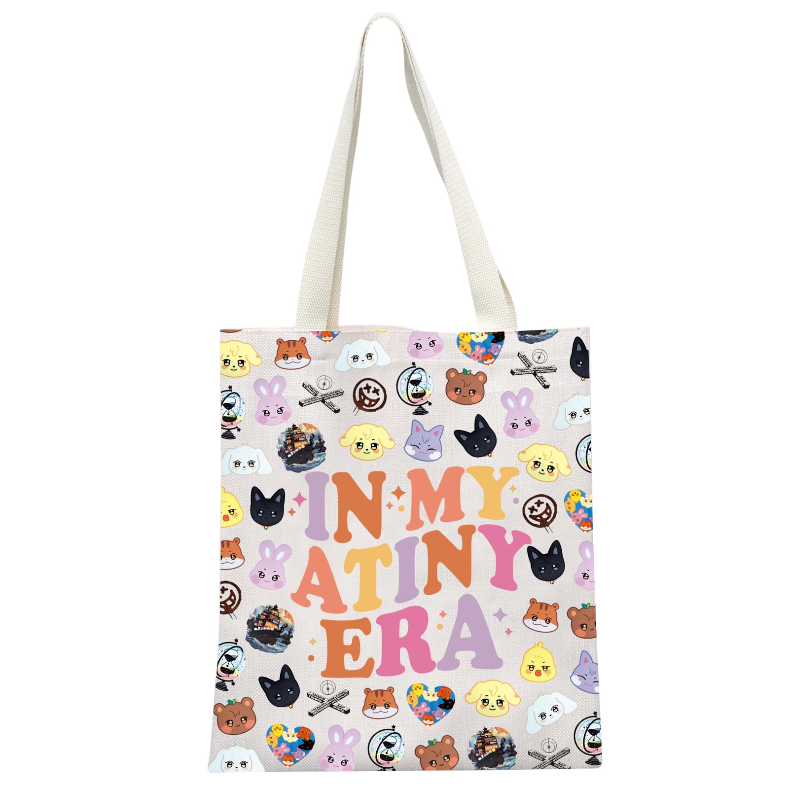 JTOUKK-POP Group Gift In My AtinyEra AZT Group Member Tote Bag K-POP Lovers Gift AZT Merchandise