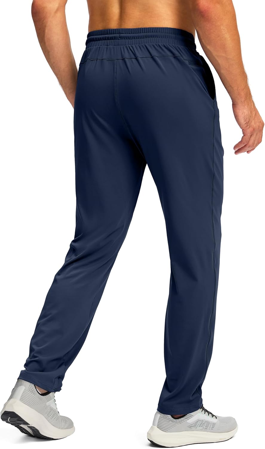 G Gradual Men's Sweatpants with Zipper Pocket Workout Athletic Track Pants Stretch Tapered Joggers for Gym Running Jogging - Image 4