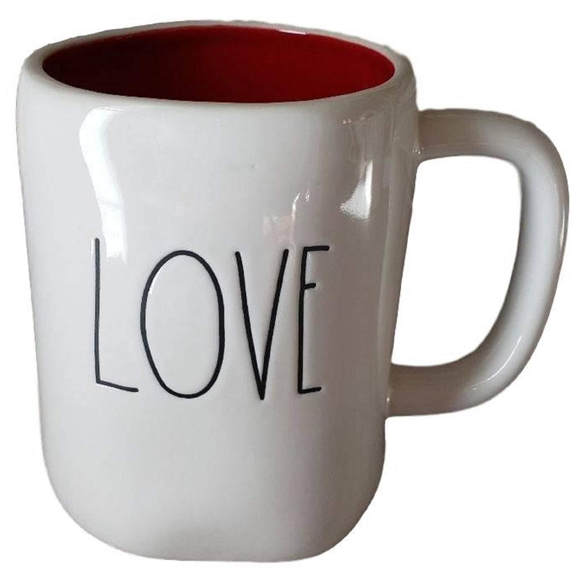 Rae Dunn By Magenta"Love" Red Inside Coffee Mug