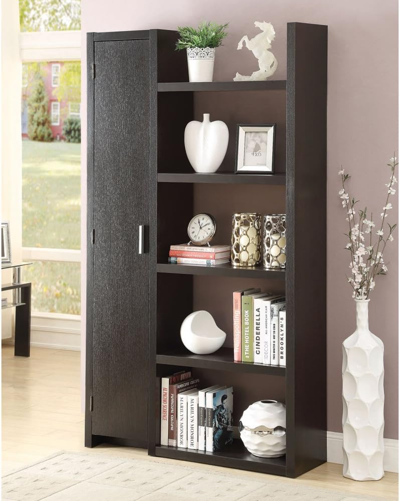 Coaster Furniture Bookcase with Side Compartment Home