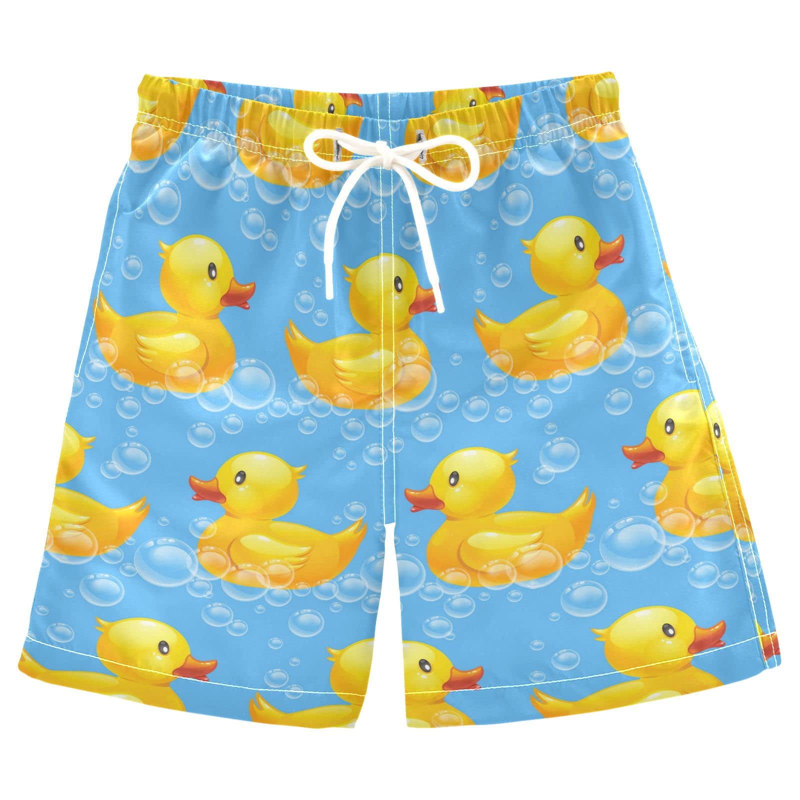 Anantty Boys Swim Trunks Cute Cow in The Meadow Swimming Beach Board Shorts Trunks Swimwear Bathing Suit Swimsuit Beachwear Multicoloured