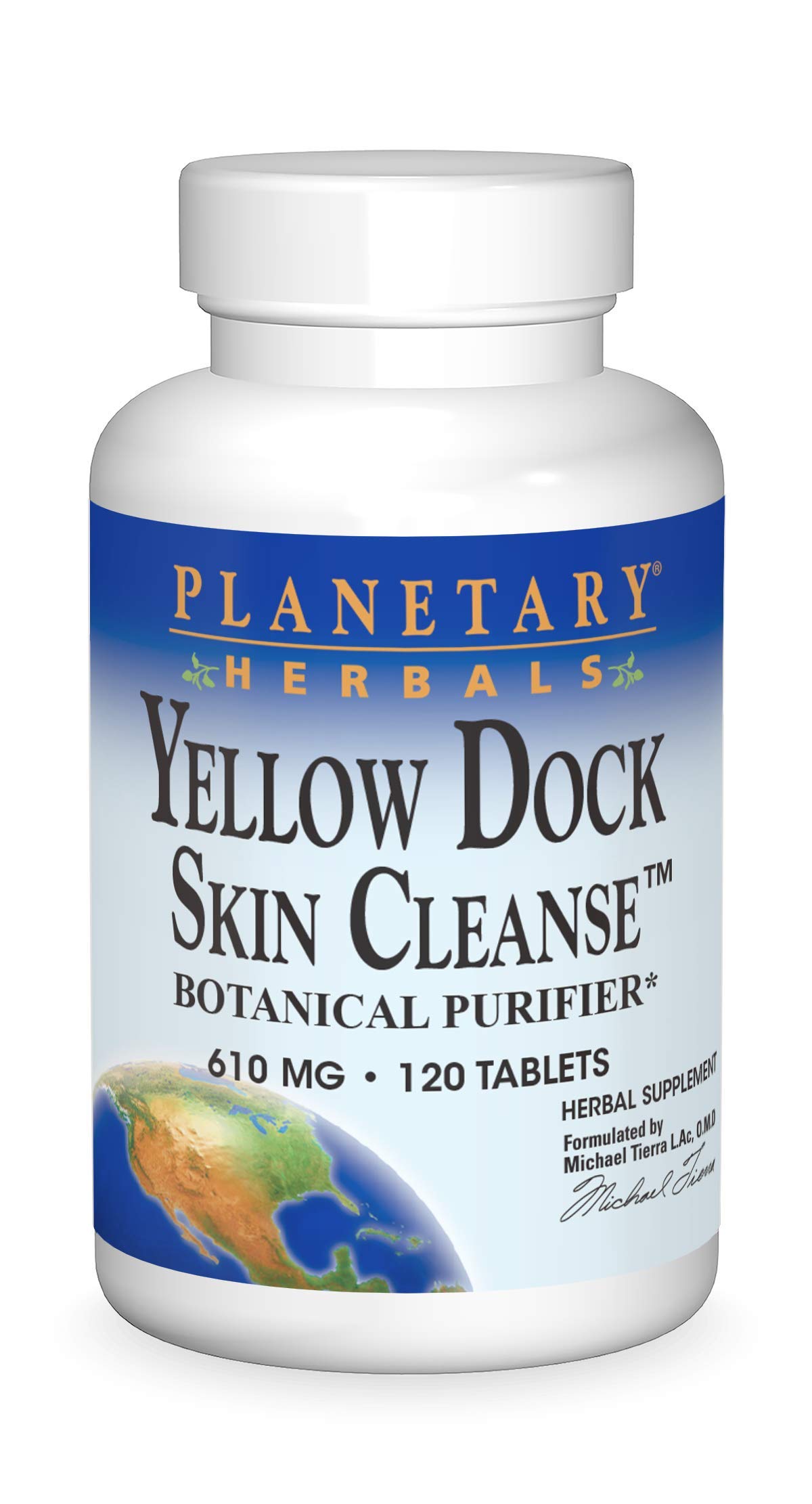 Yellow Dock Skin Cleanse Planetary Herbals 120 Tabs