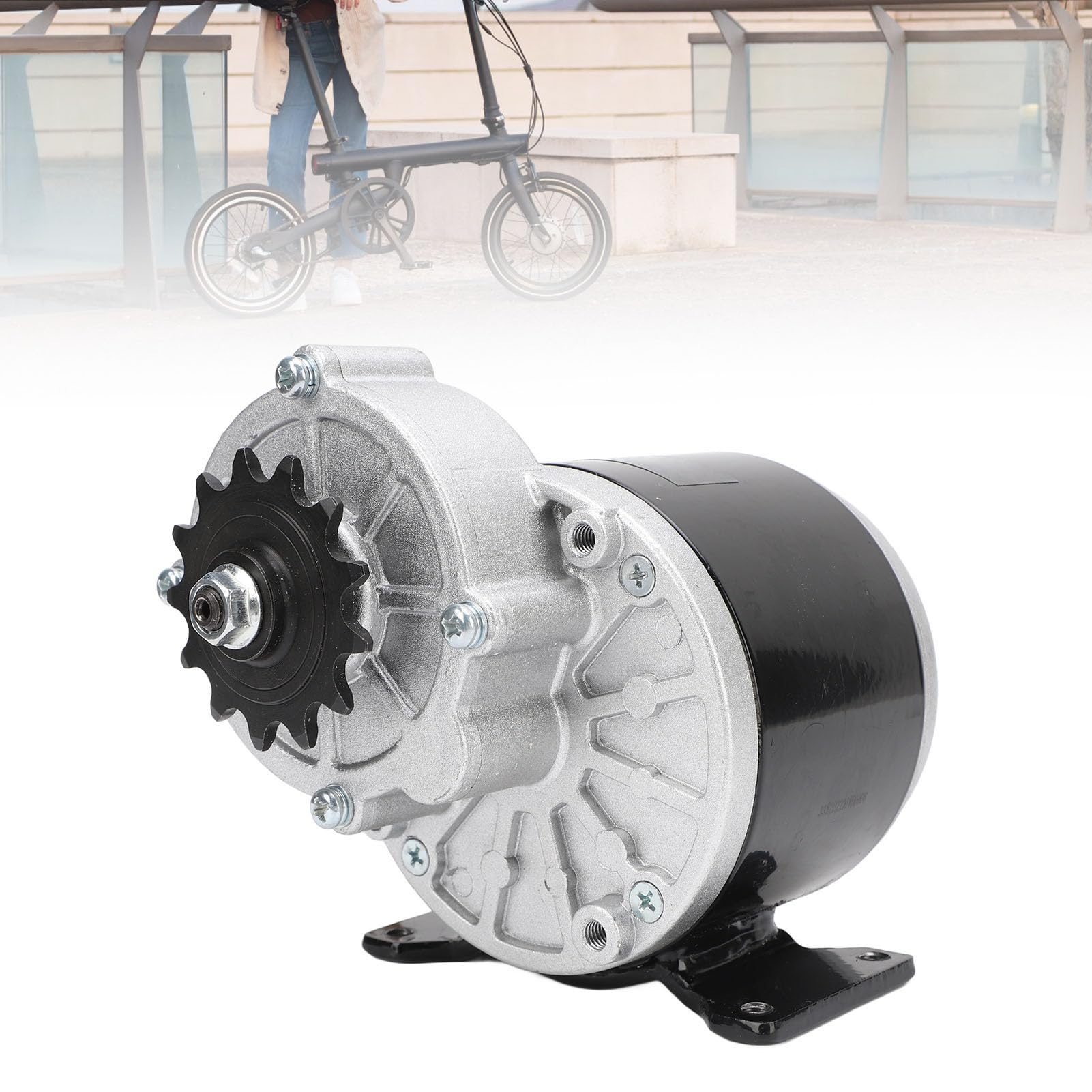 Motor Eléctrico de Reducción de Engranajes 36V 350W MY1016Z3 con Piñón de 13 Dientes