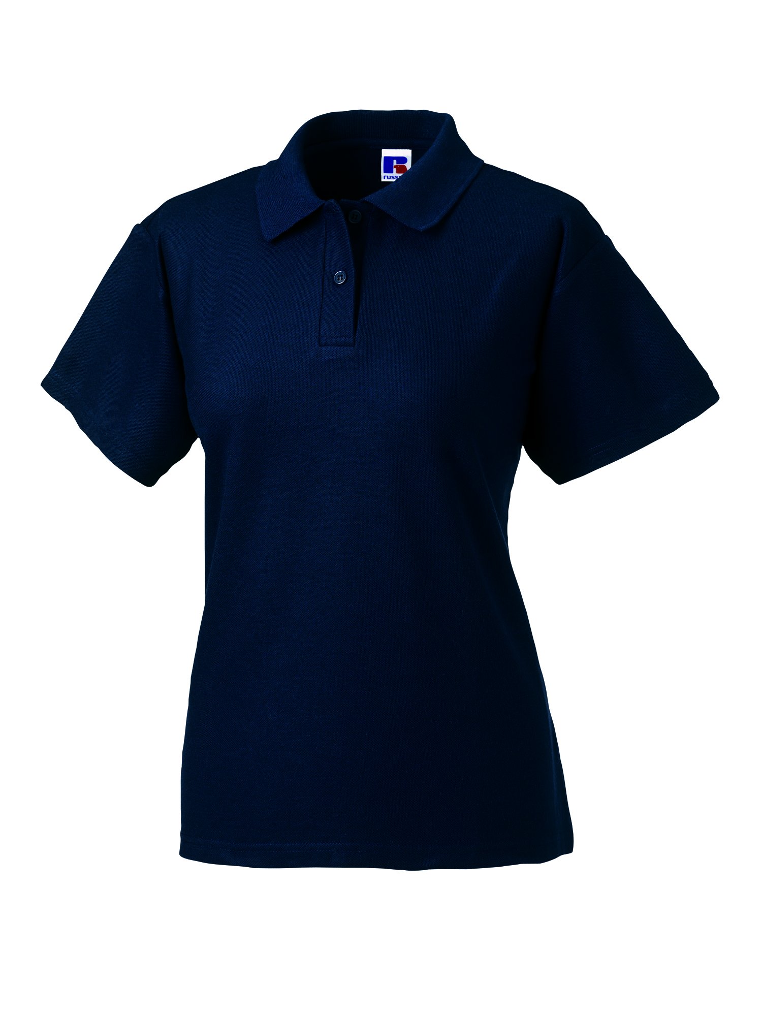 Jerzees Russell Ladies Classic Poly/Cotton Pique Polo Shirt Navy 12