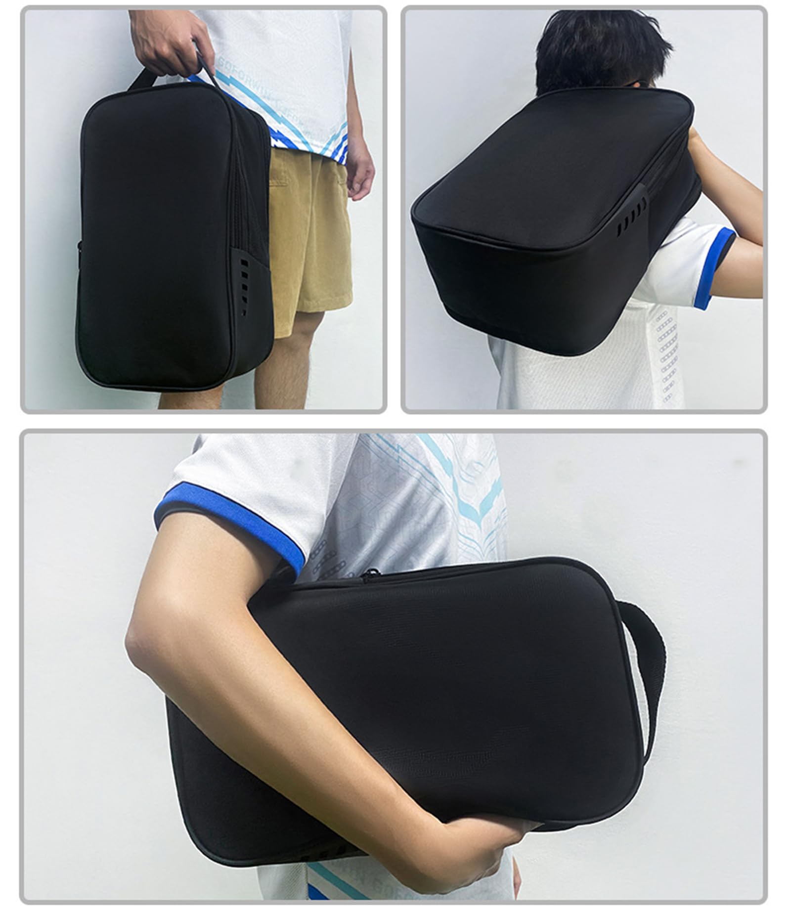 Reise-Schuhtasche, Outdoor-Golfschuhtasche für Damen und Herren, Wasserdicht mit Tragegriff Oben Atmungsaktiv Sportschuh-Tragetasche