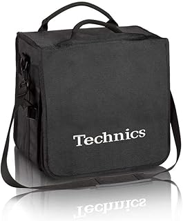 Technics BackBag nero con scritta in argento
