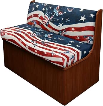 250 Stars and Stripes Butterfly RV Couch Covers for Sofa Bed Jackknife Sofa Cover RV 2-Piece Backrest and Seat Covers Camper Slip Covers for RV Furniture