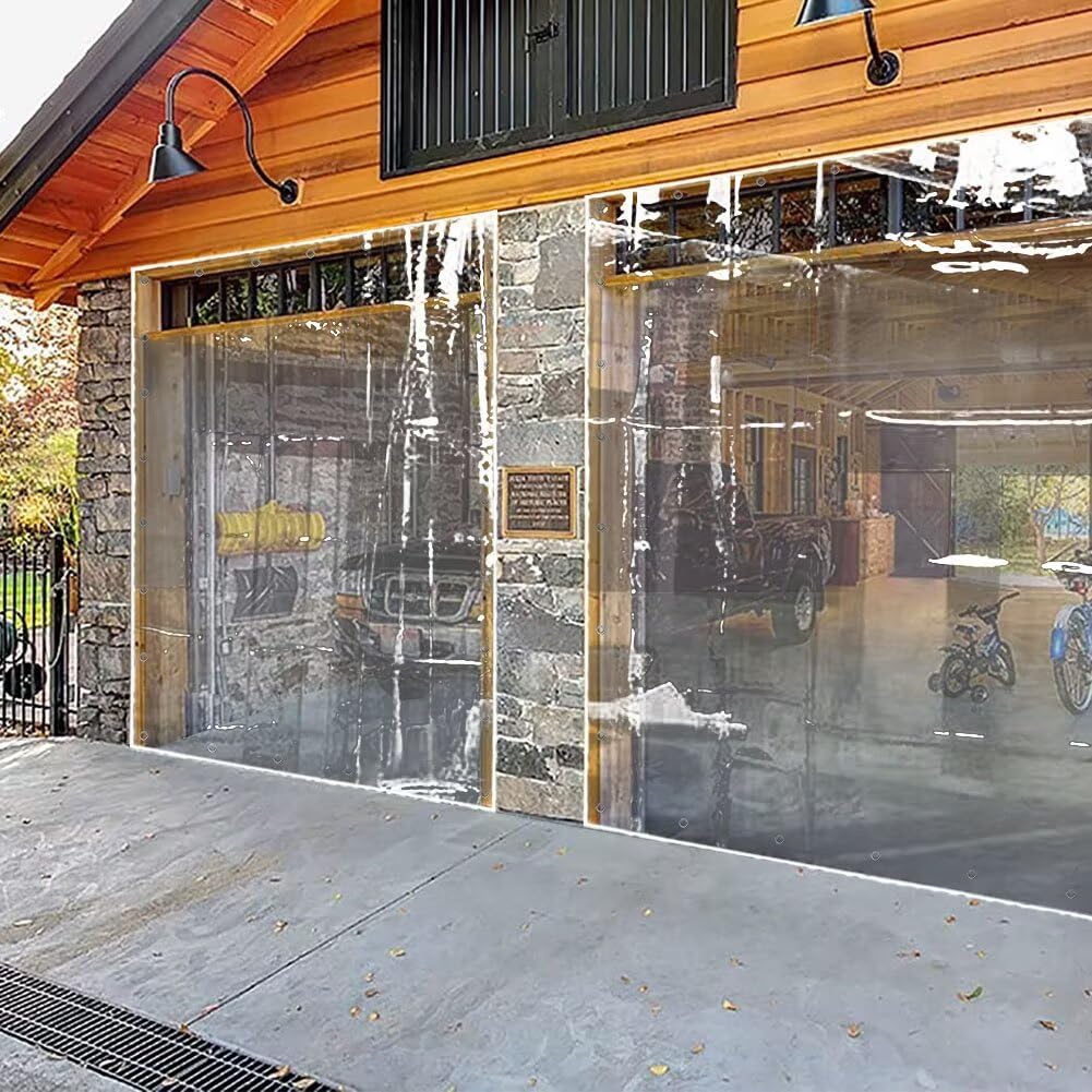 GJZQDKX Outdoor Waterproof Tarp Curtain 2.6x4.7m - Weather Resistant Patio Cover for Pergola Porch Gazebo Cabana Indoor/Outdoor Use with Rustproof Grommets