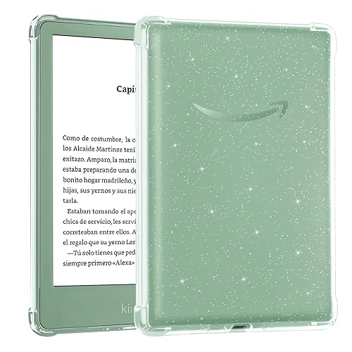 CoBak Clear Case for 6" Kindle 2024 and 2022 (11 Generation) - Ultra-Slim Soft TPU Transparent Cover, Lightweight & Durable Protection, Geometric Prism - Geometric Prism