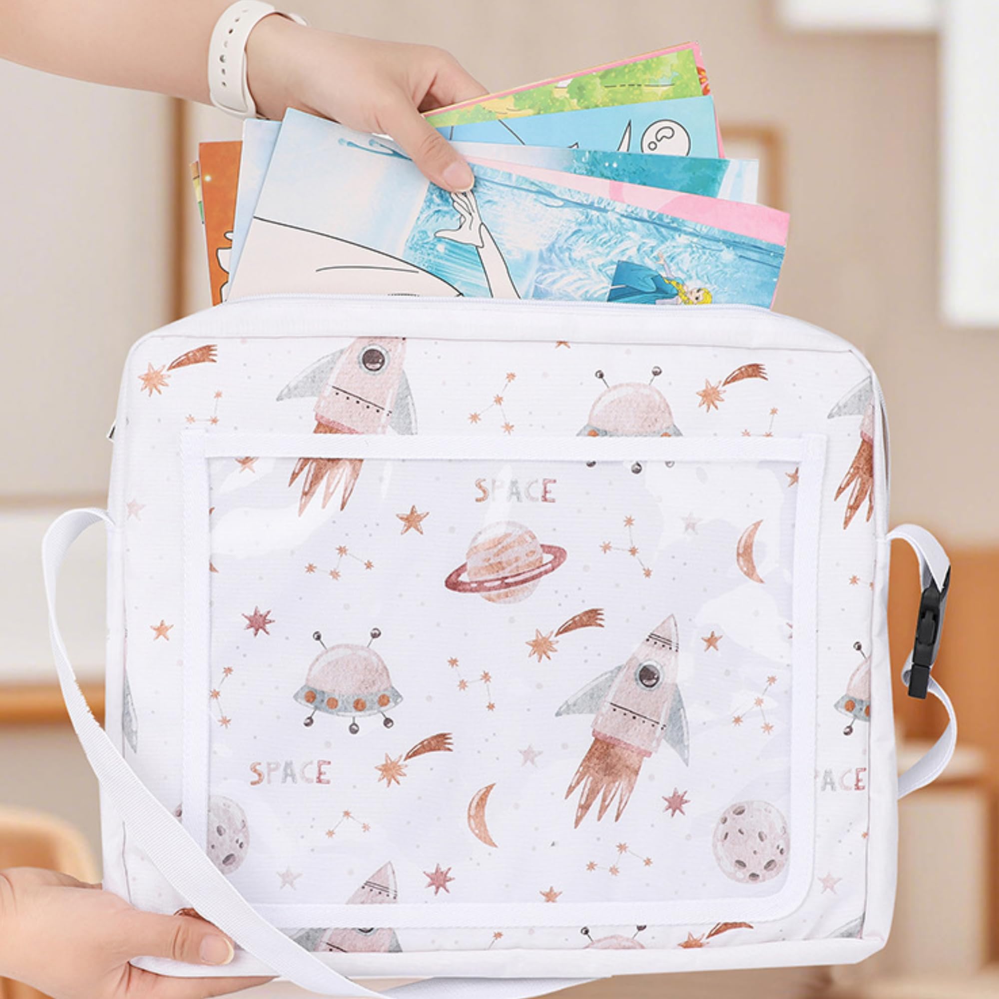 SUQ Bambini Vassoio di Viaggio, Bambini Piccoli Seggiolino Auto Lap Desk, Tavolo Seggiolino per Bambini Lungo Viaggio, Vassoio Attività Multifunzionale per Disegnare, Guardando Tablet, Spuntini