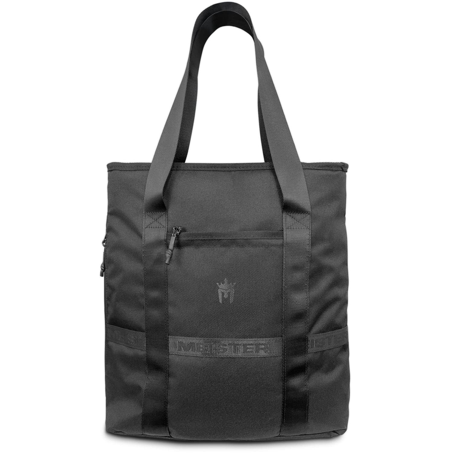Meister Sac de Sport Commuter Tote avec Compartiment à Chaussures - Sac Étanche pour Professionnels Actifs - Noir