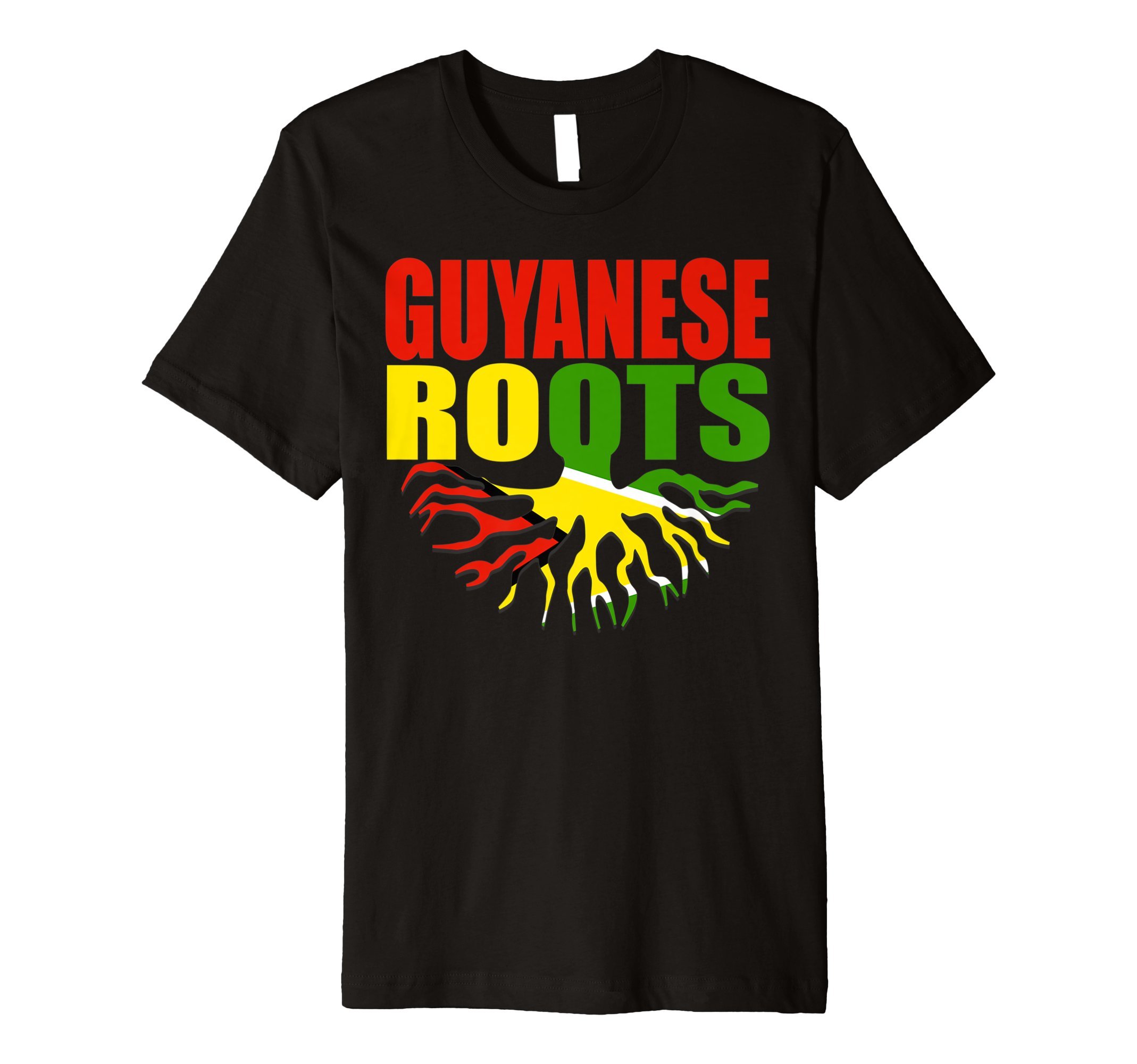Storecastle: Guyanese Roots Guyana Pride Flag Gift T-Shirt T-ShirtOEKO-TEX STANDARD 100
