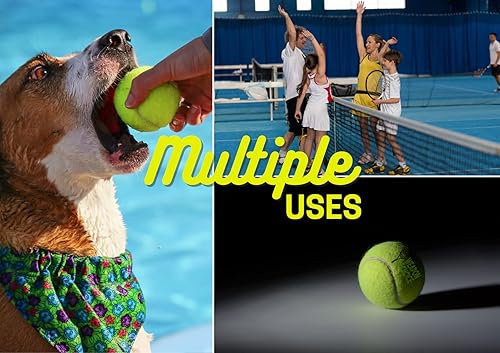 Miniatura 5 de Regalos de tenis, juego de 3 pelotas de tenis únicas con paquete de regalo, perfecto para compañeros de equipo de tenis, socios, hombres y niños