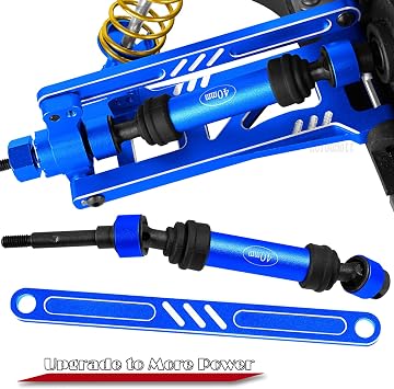 RC Upgrades Part for ECX 1/10 2WD Such as ecx Ruckus/Torment/Circuit,Aluminum RC Shock,Arms,Drive Shaft,Shock Tower,Caster Block,Steering Blocks,Rear Stub Axle Carriers,Links,Navy Blue