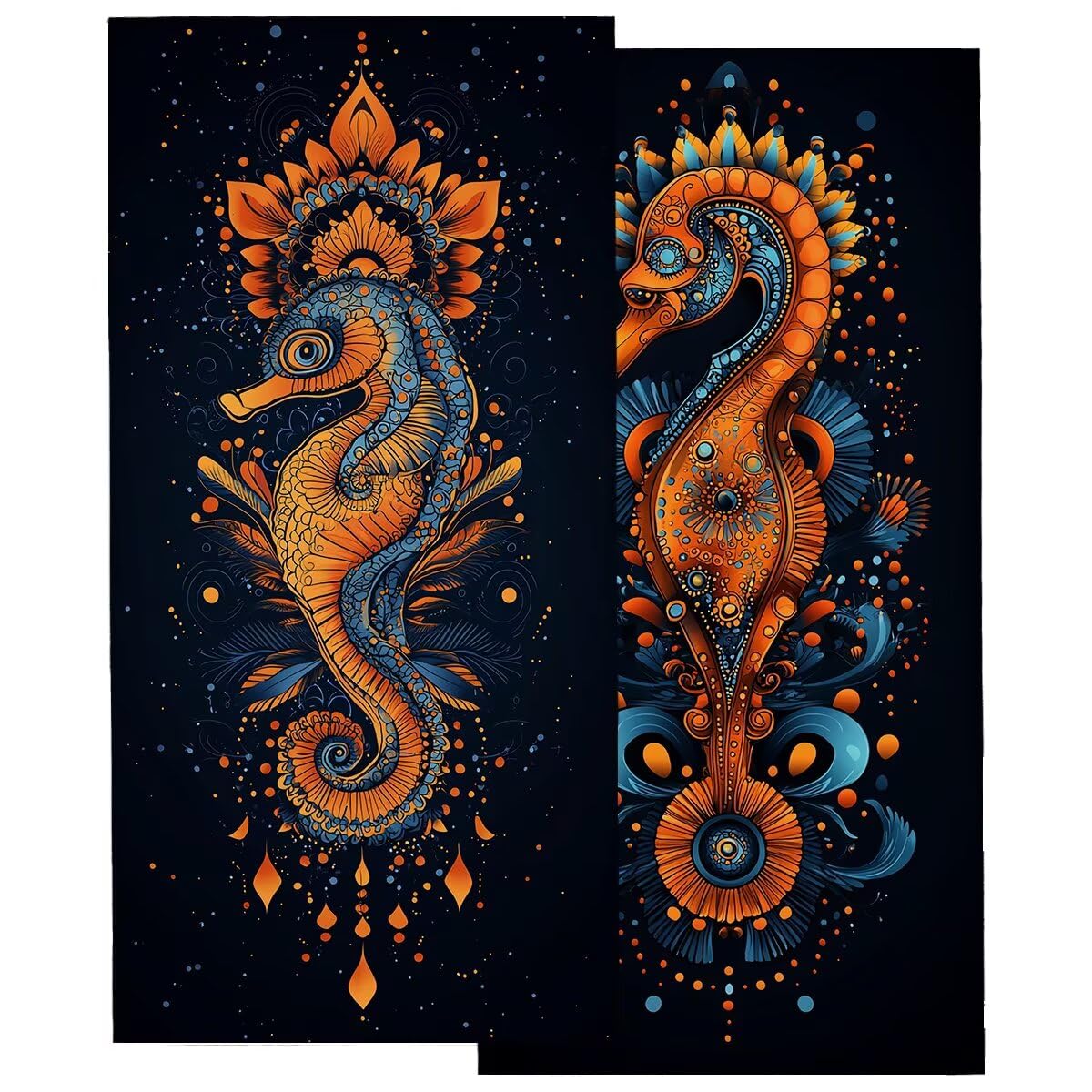 Ręcznik plażowy XXL, 100 x 220 cm, zestaw 2 szt., ręcznik do sauny, ręcznik z mikrofibry, szybkoschnący, sportowy ręcznik do studia fitness, lekki ręcznik kąpielowy, duży ręcznik kąpielowy, bez piasku