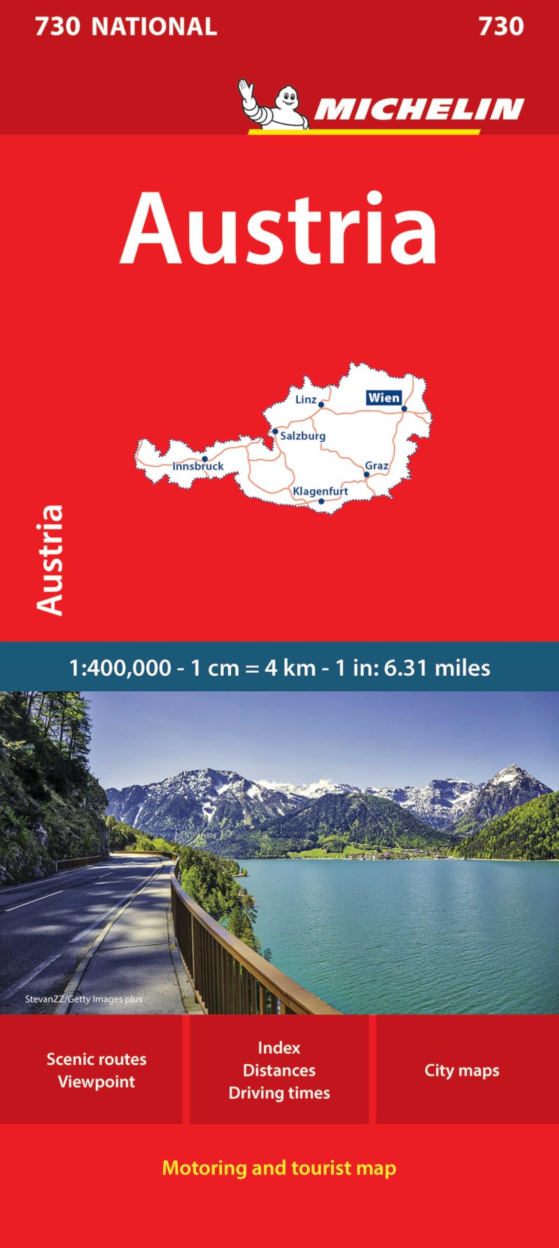 Austria - Michelin National Map 730