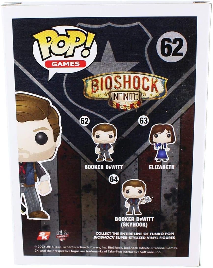 Funko POP Games: Bioshock - Booker Dewitt Action Figure